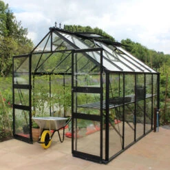 Eden Blockley 8'4" Wide Greenhouse -Boo Greenhouses Shop EDGHBK7