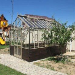 Elite Thyme 8'5" Wide Greenhouse For Dwarf Wall 15 Elite Thyme 8'5" Wide Greenhouse For Dwarf Wall -Boo Greenhouses Shop ETM8DW2