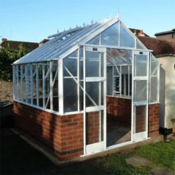 Elite Thyme 8'5" Wide Greenhouse For Dwarf Wall 14 Elite Thyme 8'5" Wide Greenhouse For Dwarf Wall -Boo Greenhouses Shop ETM8DW3