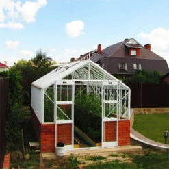 Elite Thyme 8'5" Wide Greenhouse For Dwarf Wall 13 Elite Thyme 8'5" Wide Greenhouse For Dwarf Wall -Boo Greenhouses Shop ETM8DW4