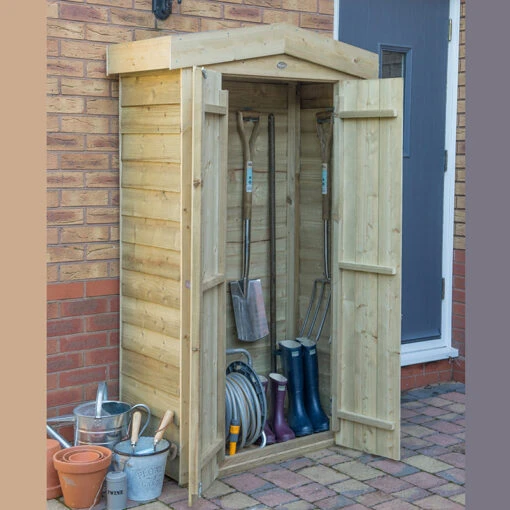 Forest Apex Tall Garden Store Pressure Treated 4 Forest Apex Tall Garden Store Pressure Treated -Boo Greenhouses Shop FATGSPT1