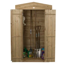 Forest Apex Tall Garden Store Pressure Treated -Boo Greenhouses Shop FATGSPT12