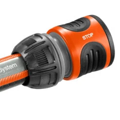 Gardena 13mm Water Stop Snap On Hose Connector -Boo Greenhouses Shop HCSC2N1