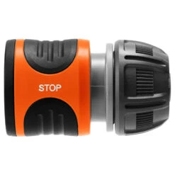 Gardena 13mm Water Stop Snap On Hose Connector -Boo Greenhouses Shop HCSC2N2
