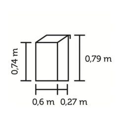 Juliana Balcony Greenhouse -Boo Greenhouses Shop JUBALCONY18