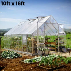 Palram Canopia Balance 10ft Wide Greenhouse -Boo Greenhouses Shop PRBA1026