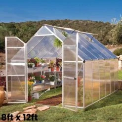 Palram Canopia Essence Greenhouse -Boo Greenhouses Shop PRESS818