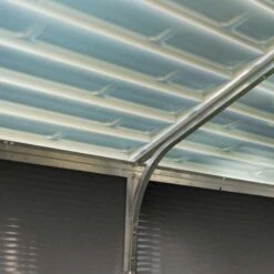 Palram Canopia Rubicon Dark Grey Shed 8ft Wide -Boo Greenhouses Shop PRRS85