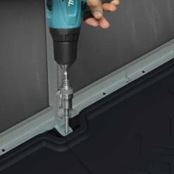 Palram Canopia Rubicon Dark Grey Shed 8ft Wide -Boo Greenhouses Shop PRRS88