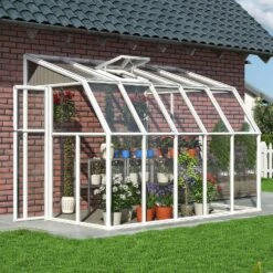 Rion Lean To Sun Room 6' Wide -Boo Greenhouses Shop RLT6SRM15