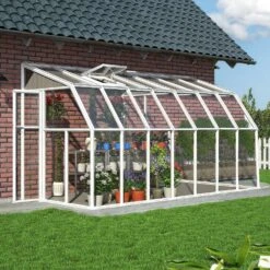 Rion Lean To Sun Room 6' Wide -Boo Greenhouses Shop RLT6SRM20