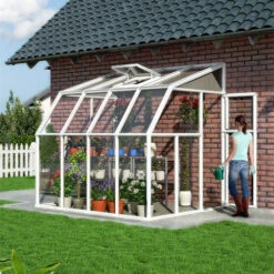 Rion Lean To Sun Room 6' Wide -Boo Greenhouses Shop RLT6SRM4
