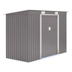Trentvale Metal Pent Shed 8ft X 4ft -Boo Greenhouses Shop ROTRPS841