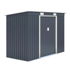 Trentvale Metal Pent Shed 8ft X 4ft -Boo Greenhouses Shop ROTRPS844