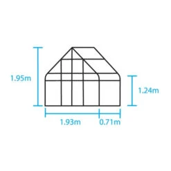 Halls Supreme Wall Garden -Boo Greenhouses Shop hwg4