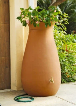 Cascata Clay Effect Water Butt 245 Litre -Boo Greenhouses Shop image 104763