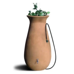 Cascata Clay Effect Water Butt 245 Litre -Boo Greenhouses Shop image 104765
