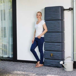 Slim Rainwater Wall Tank 300 Litres -Boo Greenhouses Shop image 105128