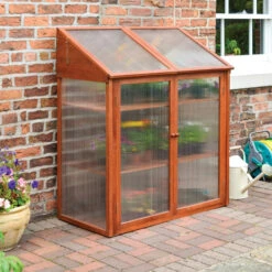Rowlinson Hardwood Mini Greenhouse -Boo Greenhouses Shop image 106440