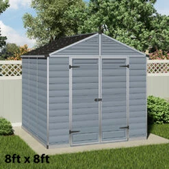 Skylight 8ft Wide Dark Grey Shed -Boo Greenhouses Shop image 136244