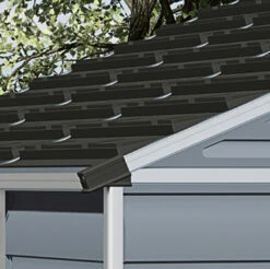 Skylight 8ft Wide Dark Grey Shed -Boo Greenhouses Shop image 136280