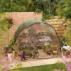 Horti Hood 90 Degree Wall Mounted Folding Greenhouse -Boo Greenhouses Shop image 138938