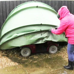 Hidey Hood 90 Degree Wall Mounted Folding Outdoor Storage -Boo Greenhouses Shop image 139090