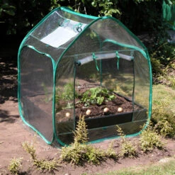 Large Raised Bed With Pop Up Mini Greenhouse -Boo Greenhouses Shop image 139578