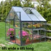 Palram Canopia Hybrid Grey Greenhouse -Boo Greenhouses Shop image 139762