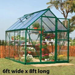 Palram Canopia Hybrid Green Greenhouse -Boo Greenhouses Shop image 139893