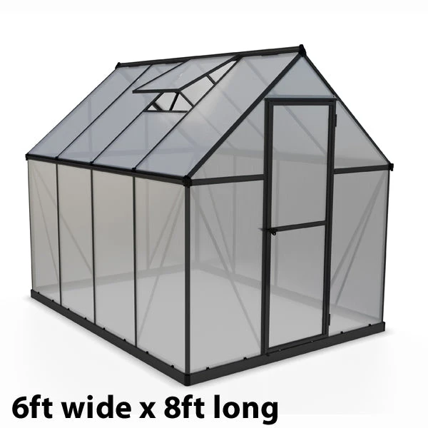 Palram Canopia Mythos Grey Greenhouse 7 Palram Canopia Mythos Grey Greenhouse - Image 5