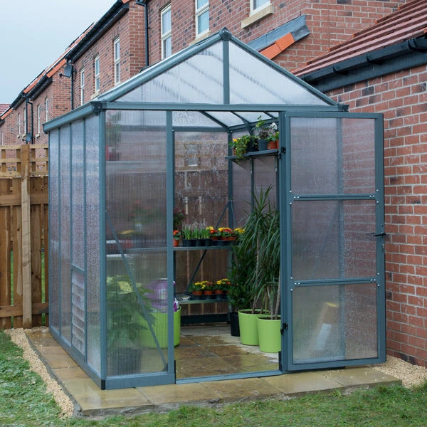 Palram Canopia Glory 6 X 8 Polycarbonate Greenhouse 3 Palram Canopia Glory 6 X 8 Polycarbonate Greenhouse