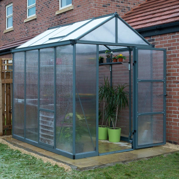 Palram Canopia Glory 6 X 8 Polycarbonate Greenhouse 4 Palram Canopia Glory 6 X 8 Polycarbonate Greenhouse - Image 2