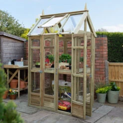 Forest Garden Victorian Style Walk Around Greenhouse -Boo Greenhouses Shop image 140068