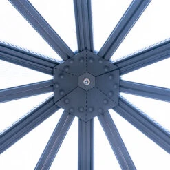 Palram Canopia Oasis Hexagonal 8ft Greenhouse -Boo Greenhouses Shop image 140135