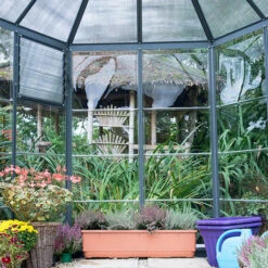 Palram Canopia Oasis Hexagonal 8ft Greenhouse -Boo Greenhouses Shop image 140136