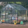 Elite Thyme 8'5" Wide Greenhouse Glass To Ground 2 Elite Thyme 8'5" Wide Greenhouse Glass To Ground -Boo Greenhouses Shop image 97370
